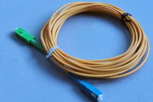 China SM SX SC /APC-SC/UPC 3MM 5M Fiber Optic Patch Cable Excellent Repeatability factory