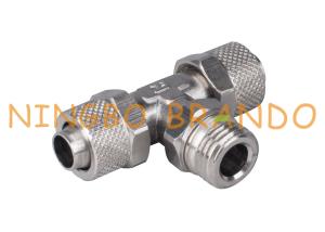 China Fast Twist Pneumatic Hose Fittings Male Banch Tee 3/8'' 1/2'' factory