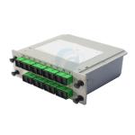 Fiber Optic 1 16 Cassette Steel Tube Splitter Abs PLC Splitter For CATV