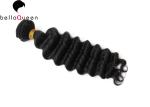Natural Black Deep Wave 6A Remy Hair Weft 100 Percent Human Hair Extensions For