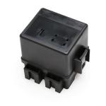 40A 12V 24V 32V 48V Waterproof Auto Fuse Block Relay Box 8PCS ATO Fuses 2PCS