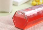 Cylindrical Glass Juice Bottles / Sealable Glass Bottles Straight Shape