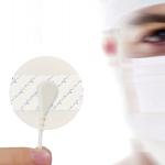 Disposable Medical ECG Monitoring Electrodes Dual Tube For Hospital