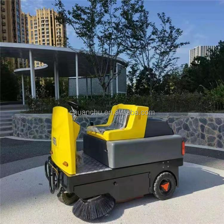 Ride On Electric Vacuum Sweeper for Road Cleaning and Energy Type Pure Electric