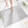 Buy cheap Customized Non Slip Bath Mat Sustainable Light Grey for Bathroom Floor Safety from wholesalers
