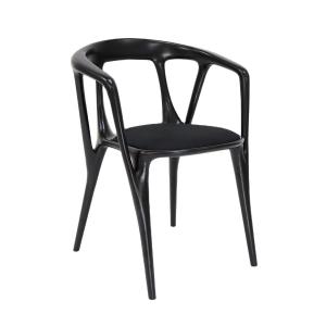 China Wood Frame Fabric Armchair for Nordic Style Hotel Restaurant Dining Room Furniture Living Room Bedroom factory