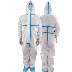 China Soft Texture Medical Isolation Clothing Waterproof And Well Breathable factory