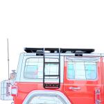 Stylish and Functional Black Stainless Steel Side Ladder for Jeep WranglerJL
