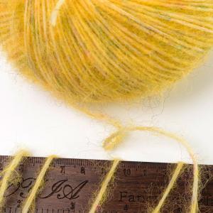 China 44% Sustainable Polyester Recycled Yarn 1/6NM Soft Scarf Yarn Anti Bacteria factory