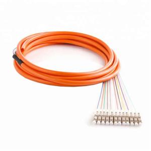 China 2.0mm 24 Fibers LC SC FC ST OM1 OM2 Fiber Optic Pigtail factory
