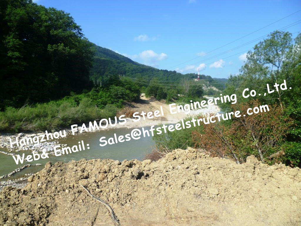 Steel Fabricator Supply Prefabricated Steel Structural Bailey Bridge Of Reinforced Steel Q345