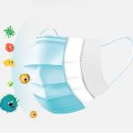 In Stock 3 Ply Earloop Non Woven Antivirus Dust Disposable Nose Face Mouth Mask