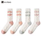 Winter Soft Fluffy Women Fuzzy Warm Socks For Christmas Home Holiday