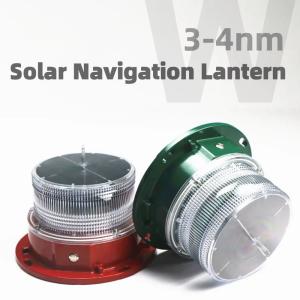 China 3-4nm Visible LED Solar Marine Navigation Lights factory