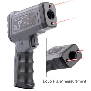 China Kaemeasu Emissivity Adjustable Temperature Infrared Laser Thermometer Gun factory