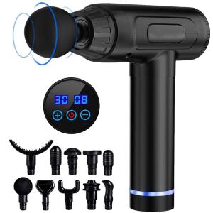 China 2400mAh 10 Heads Handheld Massager Gun factory