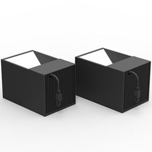 China 24V/8W 24V/12W DOAL Coaxial Light Source For Silicon Wafer Detection factory