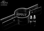 Carbon Steel Pipe Clamps Sliver Pipe Holder Clamp With 1/2 Inch - 6 Inch Size