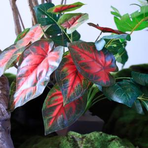 China Touch Silk Artificial Potted Floor Plants For Wedding Decoration factory