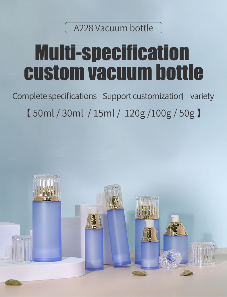 Customized Cosmetic Cream Bottles Portable Face Cream Bottles Transparent For Lotion Packaging