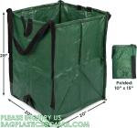 Heavy Duty Home and Yard Waste Bag 48-Gallon Woven Polypropylene, Reusable Lawn