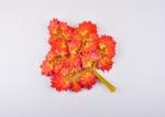 Home Small 60cm 25 Leaves Red Artificial Maple Leaves