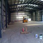 ASTM A36 Prefab Metal Airplane Hangar Agricultural Farm Barn Steel Structure