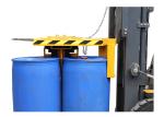 YL4-1 Forklift mounted Four Barrels Clamp Hoist With Automatic Adjusting Core