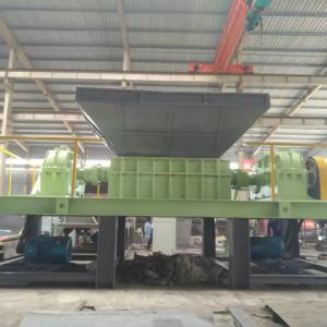 China Twin Shaft Scrap Metal Shredder Crusher for Aluminum Can in Machinery Repair Shops factory