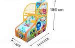 Hot selling children mini arcade basketball sports game machine