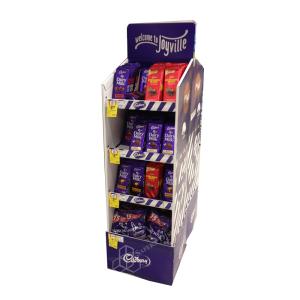 China Double Side Retail Custom Stand floor display rack and pallet display shelf factory