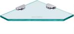 Clear Flat Tempered Glass Shelf for Bathroom Wall Mounted and Interior