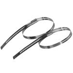 Self Locking Stainless Steel Ladder Cable Ties With Flat And Low Profile Head
