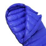 Cold Weather Down Mummy Sleeping Bag Waterproof Blue Childrens Sleeping Bags 20D