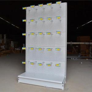 China Factory custom color size metal single shelving white factory