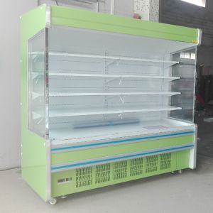 4 Layers Multideck Refrigerator Front Open Upright Drink Chiller