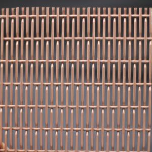 China 3mm Thickness Decorative Wire Mesh Grilles With Square Hole Shape factory