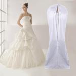 Portable PVC Hanging Wedding Dress Cover Bag Light Weight Fit Gown Birdal Veil