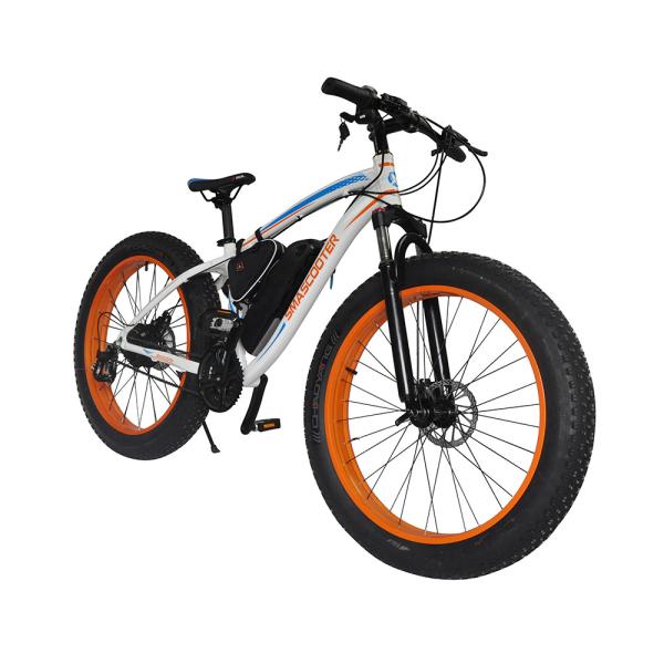 Cheap 350W fat tire electric bike, 26inch alloy electric bicycles with lithium