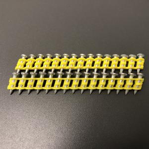 China 16mm Collated Concrete Nails C5 DN Head Step shank carbon steel For Gas Gun factory