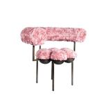 Creative Leisure Stainless Steel Dining Chair Alien Personality Single Chair