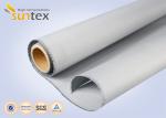 Fireproof Curtains PU Coated Fiberglass Fabric Smoke Barrier 0.4mm Thermal