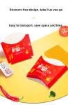 OEM Small Paper Tray French Fries Boxes Container Takeaway Packaging