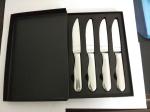Jumbo Steak Knife Set In Black Gift Color Box knife for steak Morror Finishing