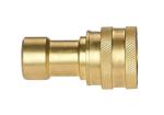 Brass Quick Release Hydraulic Fittings , KZD Series Quick Release Hydraulic