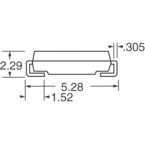 US1G-E3/61T Surface Mount Fast Switching Rectifier Diode , Signal Schottky diode