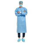 Disposable surgical isolation gown clothing non-woven fabric lace-up reversible