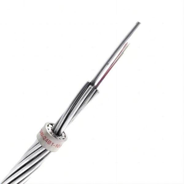 2-144 Cores Fiber Optic Overhead Cable Strip AA Wire Opgw Fiber Cable for