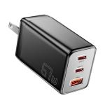 Cell Phone 3 Ports GaN Fast Charger USB C To USB C 67W ESSAGER G671A2CU1 Series