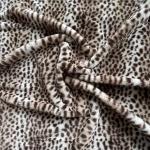 FAUX FUR Camouflage printed Luxury fashion and elegent coatings static-free keep